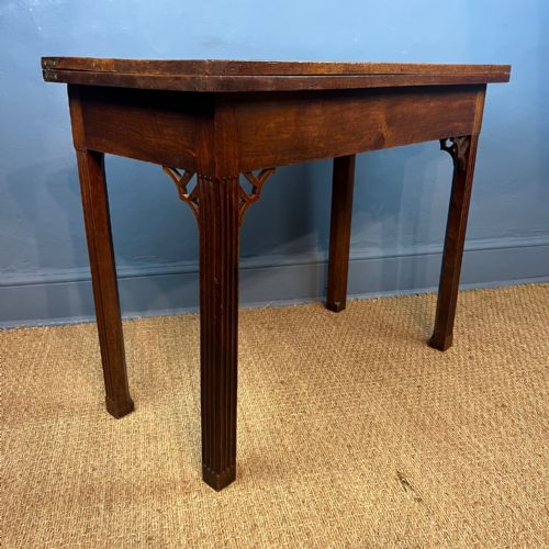 AN EARLY GEORGE 111 SOLID WALNUT CARD TABLE CIRCA 1770 - ADDITIONAL PHOTO 7