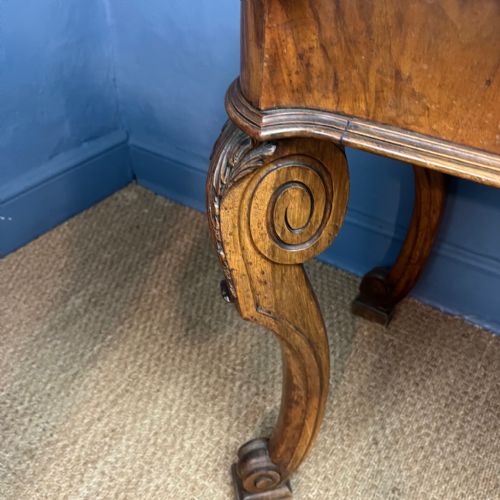 A WILLIAM IV OAK AND WALNUT CONSOLE TABLE CIRCA 1835 - ADDITIONAL PHOTO 4