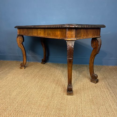 A WILLIAM IV OAK AND WALNUT CONSOLE TABLE CIRCA 1835 - ADDITIONAL PHOTO 6