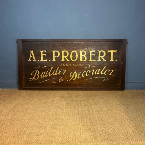 A LARGE EDWARDIAN DECORATORS SIGN CIRCA 1910 - ADDITIONAL PHOTO 1