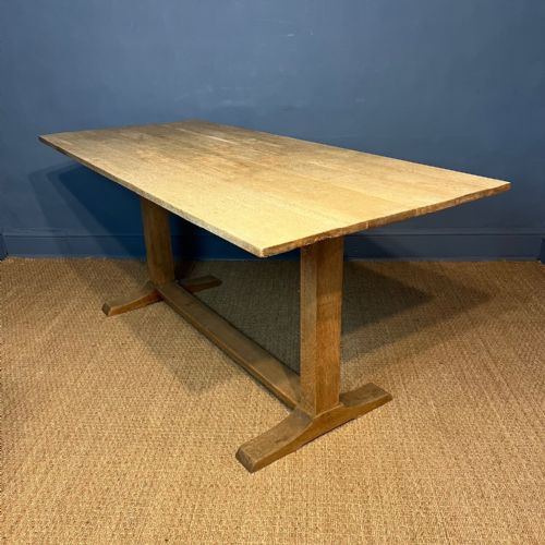 A HEALS OAK REFECTORY TABLE CIRCA 1920 - ADDITIONAL PHOTO 3