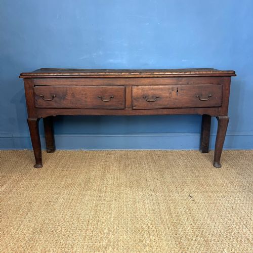 A Late Georgian Cornish Primitive Oak Dresser Circa 1800