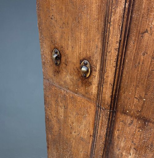 A LATE GEORGIAN PINE BARREL BACKED SETTLE CIRCA 1830 - ADDITIONAL PHOTO 7