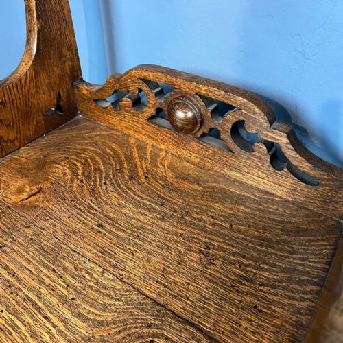 AN UNUSUAL PAIR OF MID 19TH C HALL CHAIRS CIRCA 1840 - ADDITIONAL PHOTO 5
