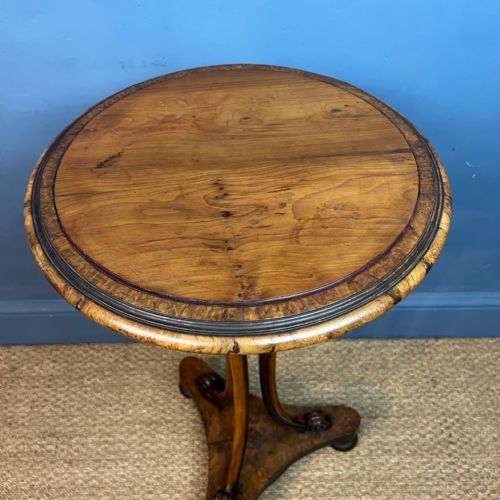 A RARE REGENCY YEW WOOD TORCHERE STAND CIRCA 1820 - ADDITIONAL PHOTO 2