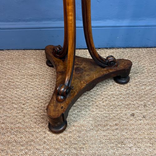 A RARE REGENCY YEW WOOD TORCHERE STAND CIRCA 1820 - ADDITIONAL PHOTO 4