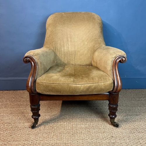 A WILLIAM IV ROSEWOOD ARMCHAIR CIRCA 1835 - ADDITIONAL PHOTO 1