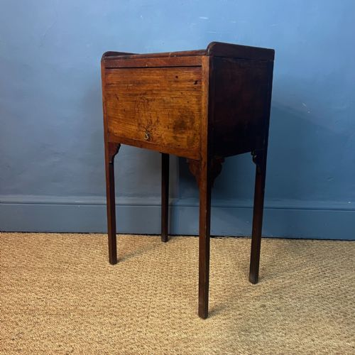 A George 111 Mahogany Bedside Table Circa 1780