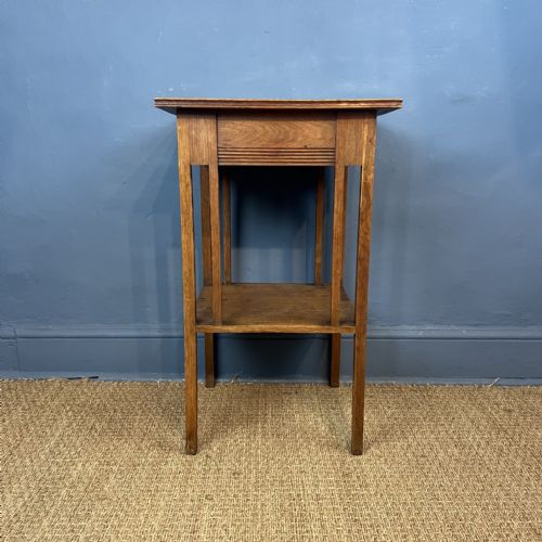 A GLASGOW SCHOOL OAK ARTS AND CRAFTS TABLE CIRCA 1910 - ADDITIONAL PHOTO 1
