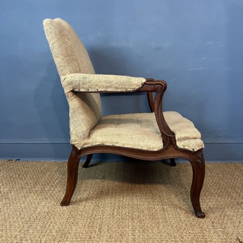 A GEORGE 111 MAHOGANY GAINSBOROUGH ARMCHAIR CIRCA 1770 - ADDITIONAL PHOTO 2