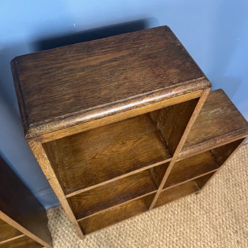 A PAIR OF ART DECO HEALS OPEN BOOKCASES CIRCA 1935 - ADDITIONAL PHOTO 2