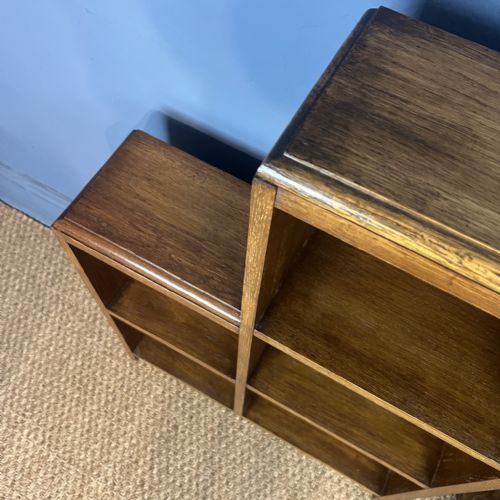 A PAIR OF ART DECO HEALS OPEN BOOKCASES CIRCA 1935 - ADDITIONAL PHOTO 3