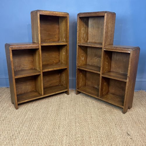 A PAIR OF ART DECO HEALS OPEN BOOKCASES CIRCA 1935 - ADDITIONAL PHOTO 4