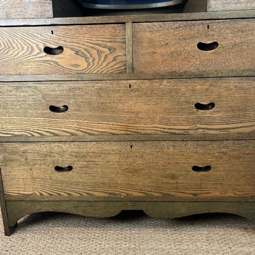 AN IMPORTANT GEORGE WALTON GREEN STAINED ASH DRESSING CHEST CIRCA 1908 - ADDITIONAL PHOTO 1