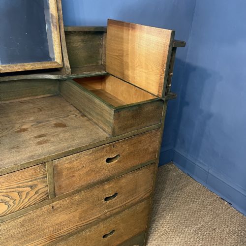 AN IMPORTANT GEORGE WALTON GREEN STAINED ASH DRESSING CHEST CIRCA 1908 - ADDITIONAL PHOTO 2