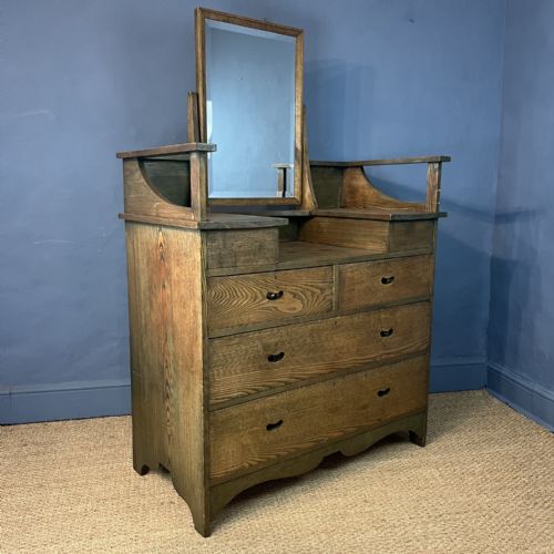 AN IMPORTANT GEORGE WALTON GREEN STAINED ASH DRESSING CHEST CIRCA 1908 - ADDITIONAL PHOTO 7
