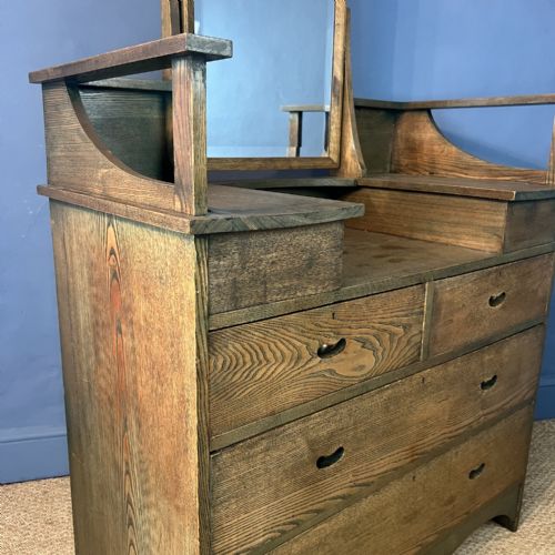 AN IMPORTANT GEORGE WALTON GREEN STAINED ASH DRESSING CHEST CIRCA 1908 - ADDITIONAL PHOTO 8