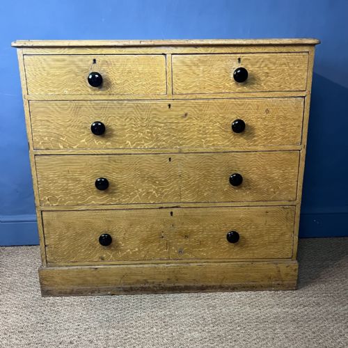 A 19th C West Country Painted Pine Chest of Drawers Circa 1870