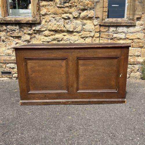 A 19TH C PINE AND OAK ESTATE DESK CIRCA 1880 - ADDITIONAL PHOTO 1