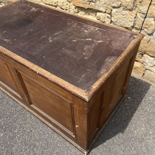 A 19TH C PINE AND OAK ESTATE DESK CIRCA 1880 - ADDITIONAL PHOTO 5
