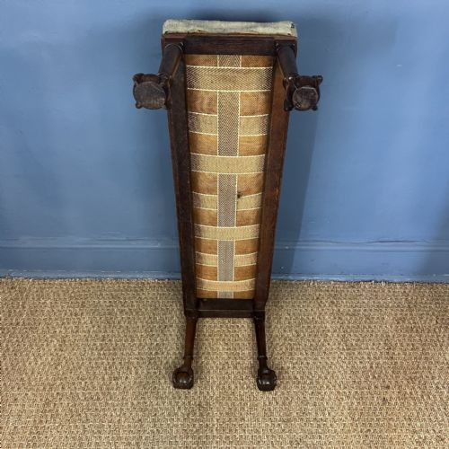 AN UNUSUAL LATE 19TH C MAHOGANY LONG STOOL - ADDITIONAL PHOTO 3