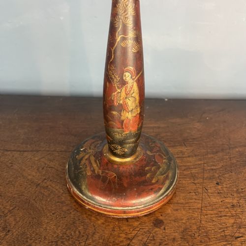 AN EDWARDIAN CHINOISERIE TABLE LAMP CIRCA 1910 - ADDITIONAL PHOTO 2