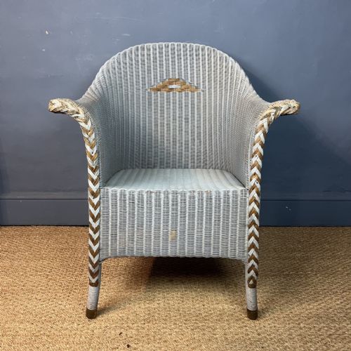 A Lloyd Loom Armchair Dated 1931