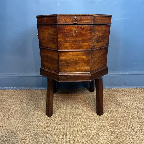 A George 111 Mahogany Hexagonal Wine Cooler Circa 1780
