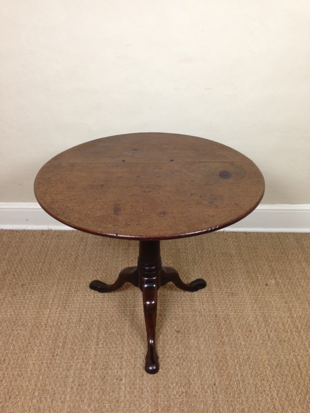 A George 111 mahogany tripod table c 1770