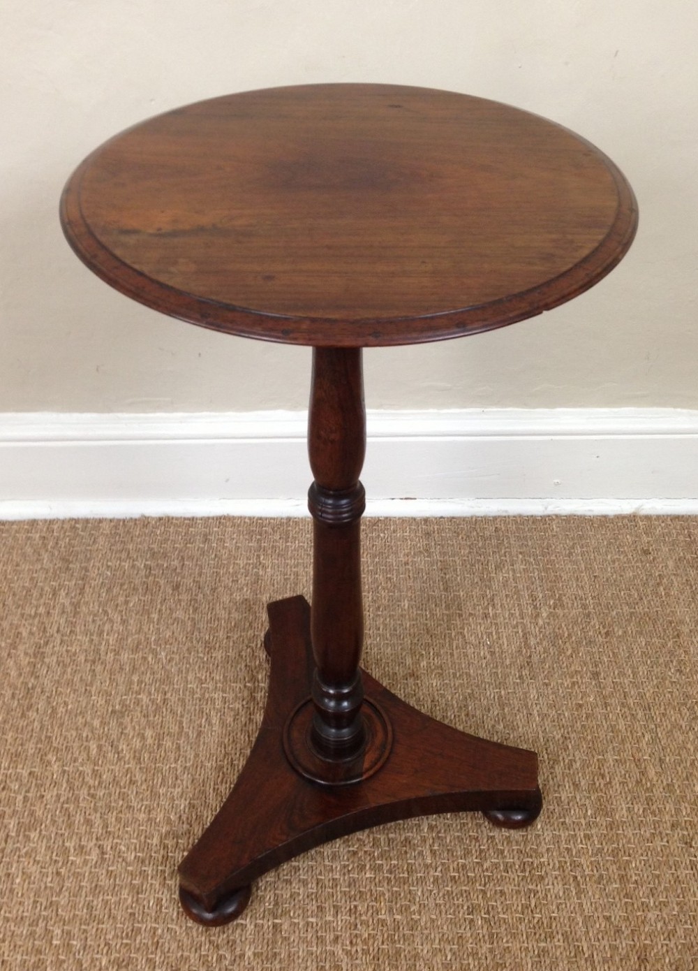 A Regency rosewood lamp table c 1820