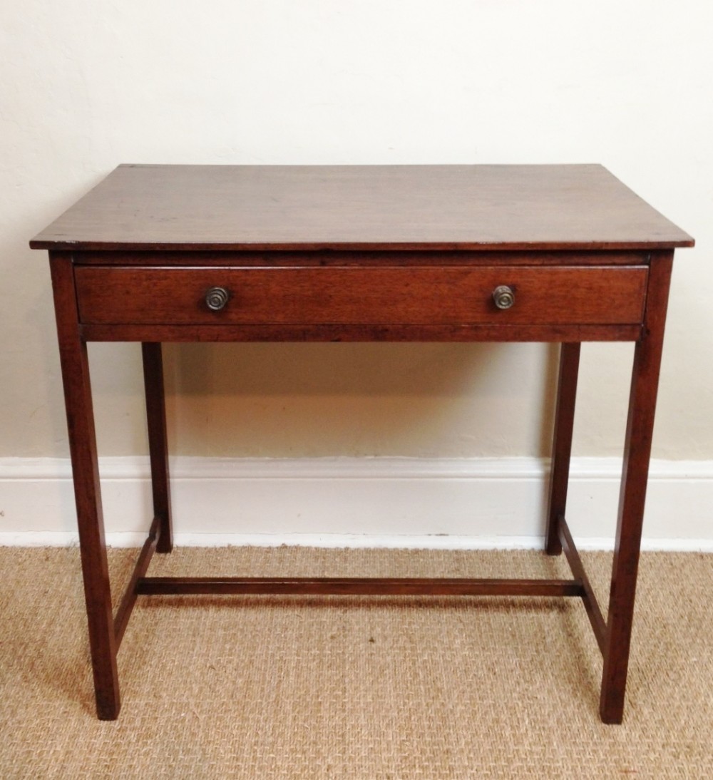 A George 111 mahogany side table c 1800