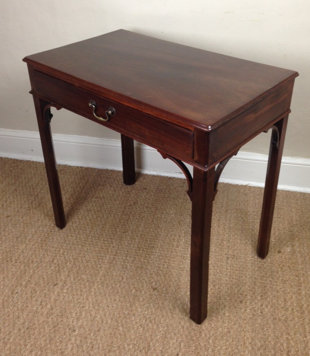 A George 111 mahogany side table c 1770