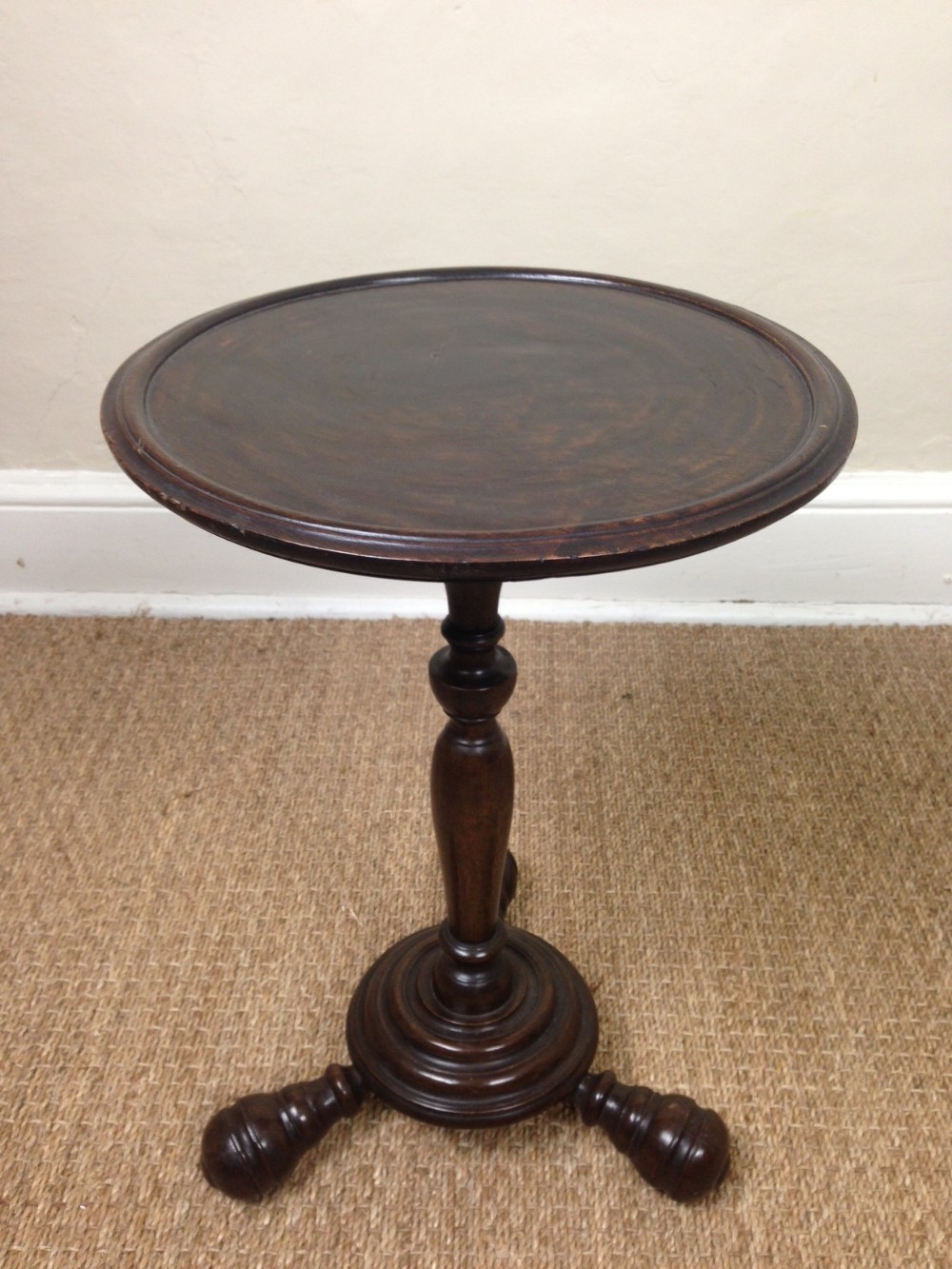 A Dutch East Indies miniature tripod table