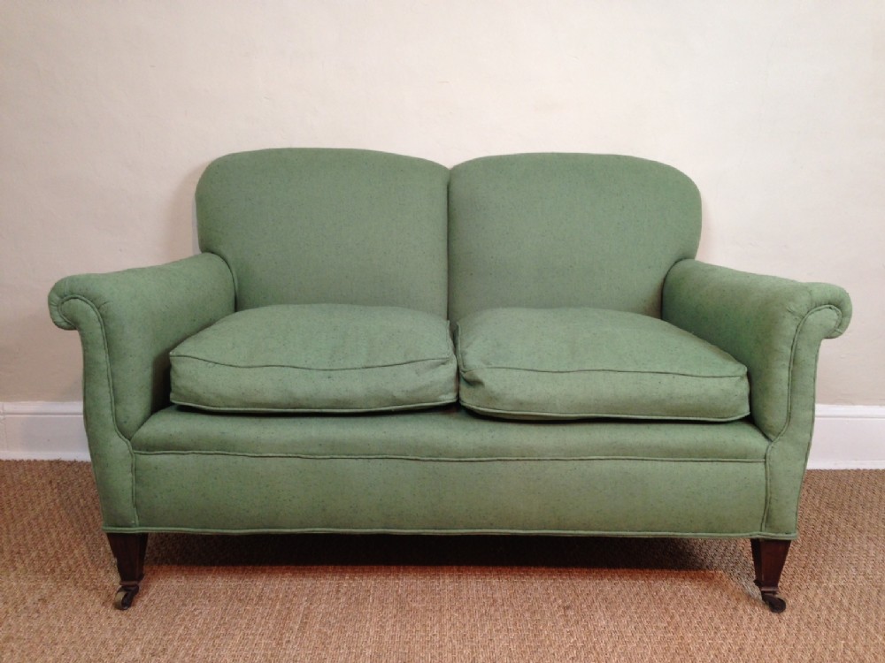 An Edwardian mahogany two seater sofa c 1910 
