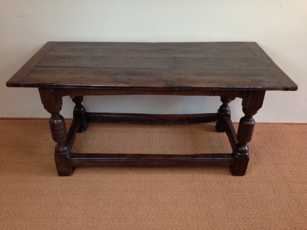 A 17th c Anglo Dutch oak refectory table c 1690 