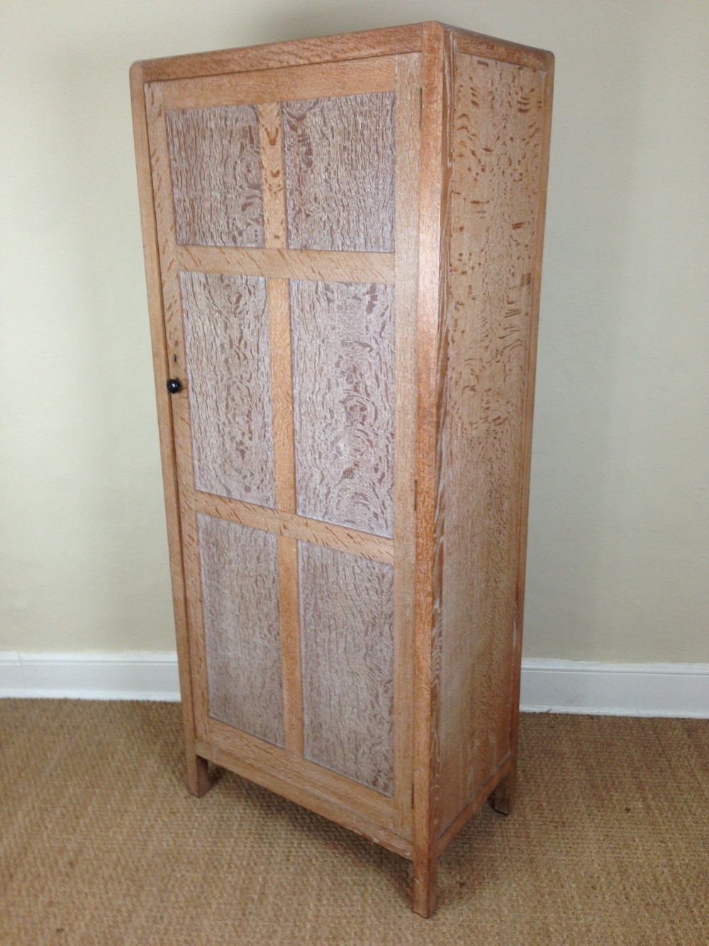 A Heals single door wardrobe or hall cupboard c 1930