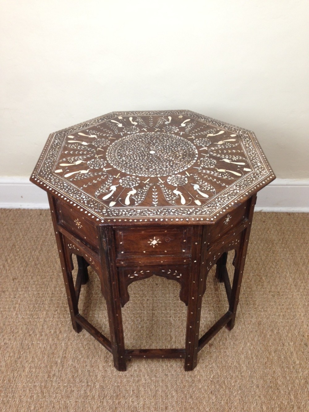 A large Hoshiapur table Northern India c 1880