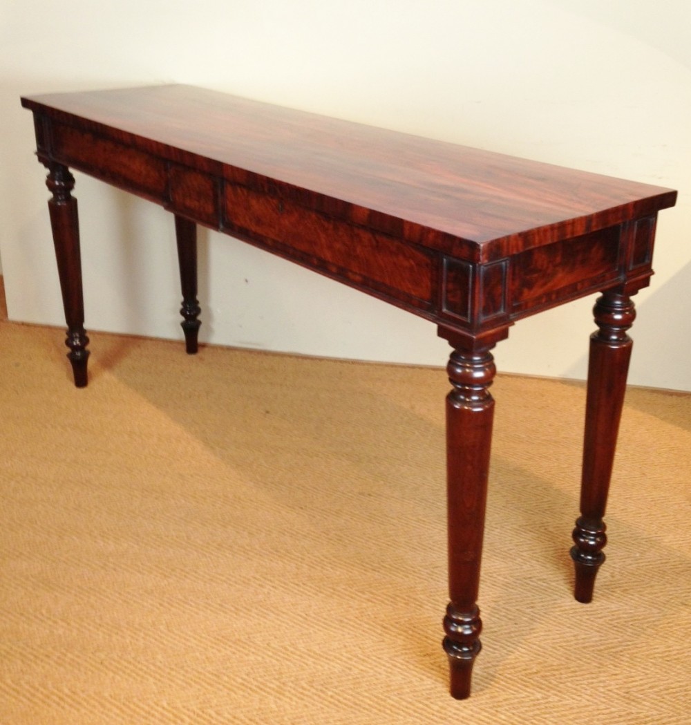 A Regency mahogany serving table attributed to Gillows c 1820