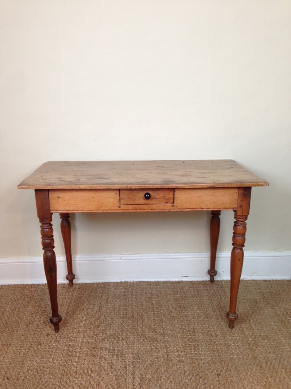A late Victorian pine side table c 1880