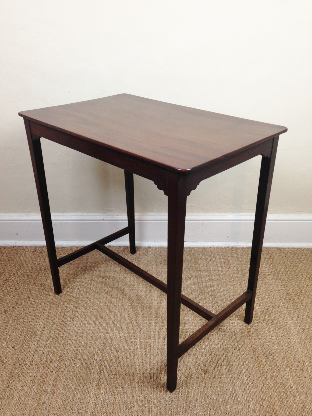 A George 111 mahogany rectangular lamp table c 1790