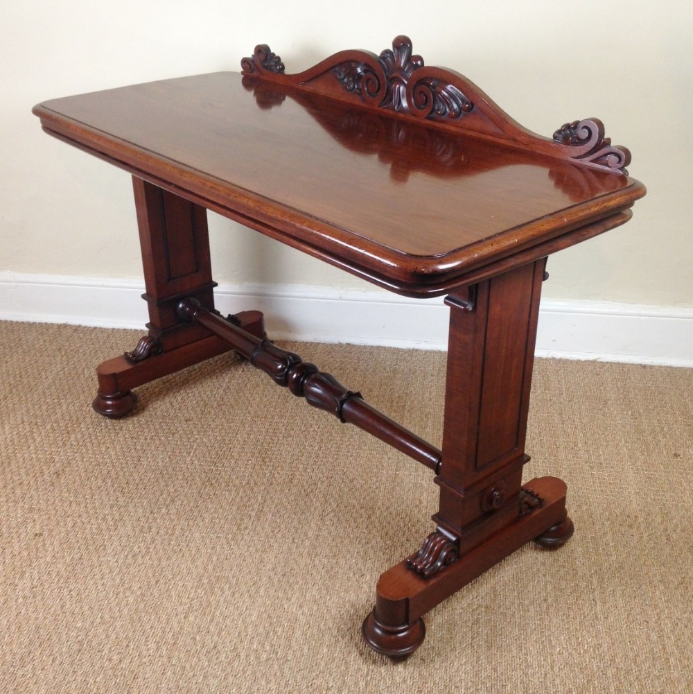 A George IV mahogany metamorphic dumb waiter c 1830