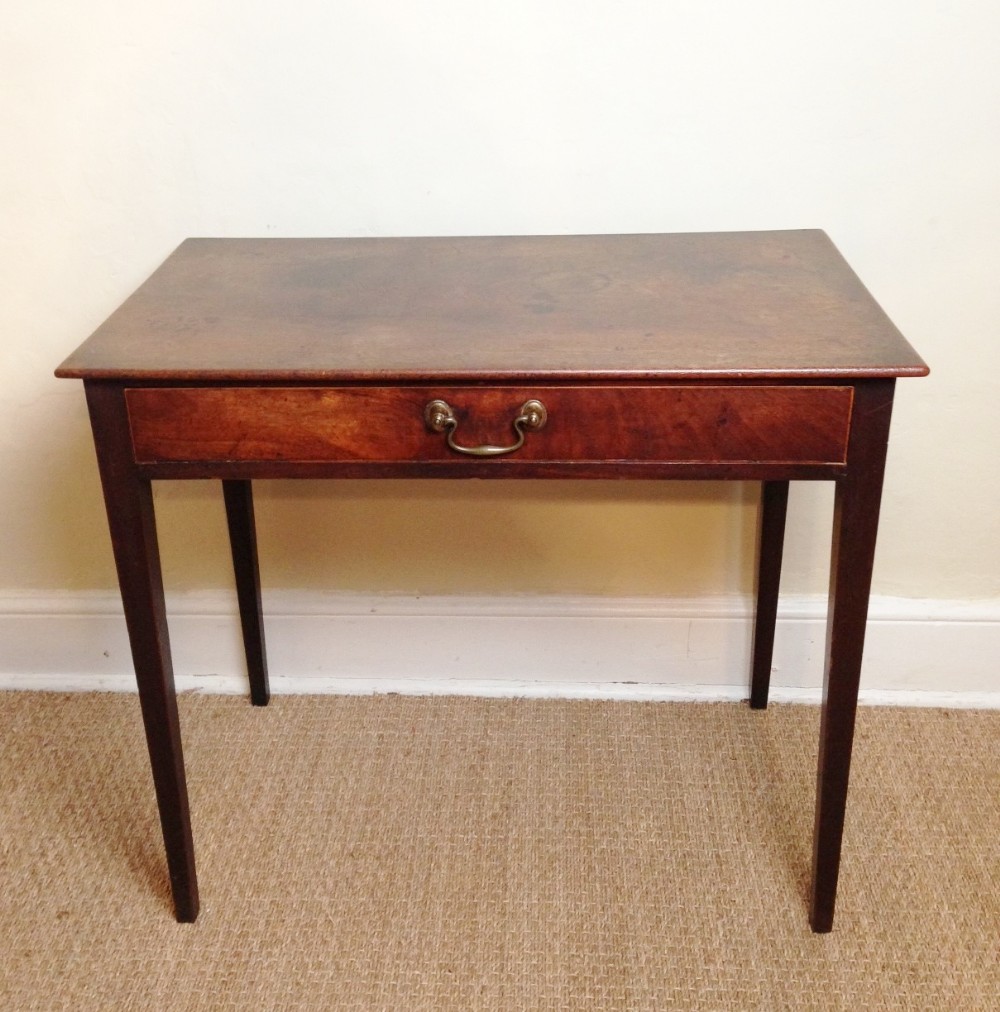 A George 111 mahogany side table c 1780 in lovely original condition