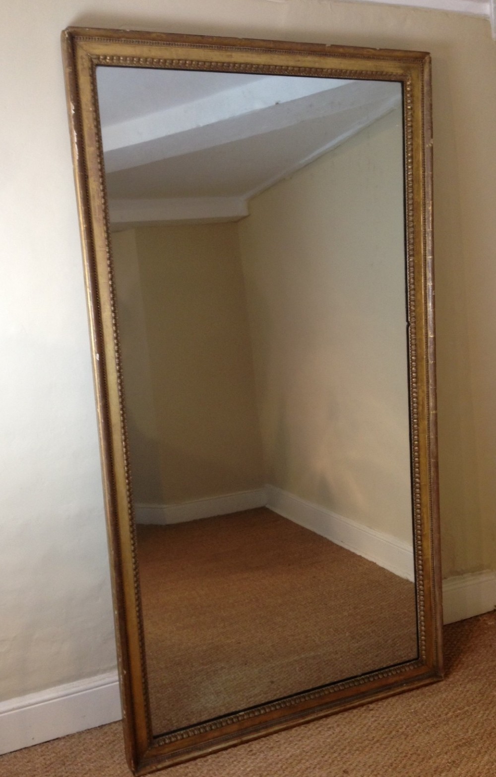 A large George 111 gilt pier mirror c 1810