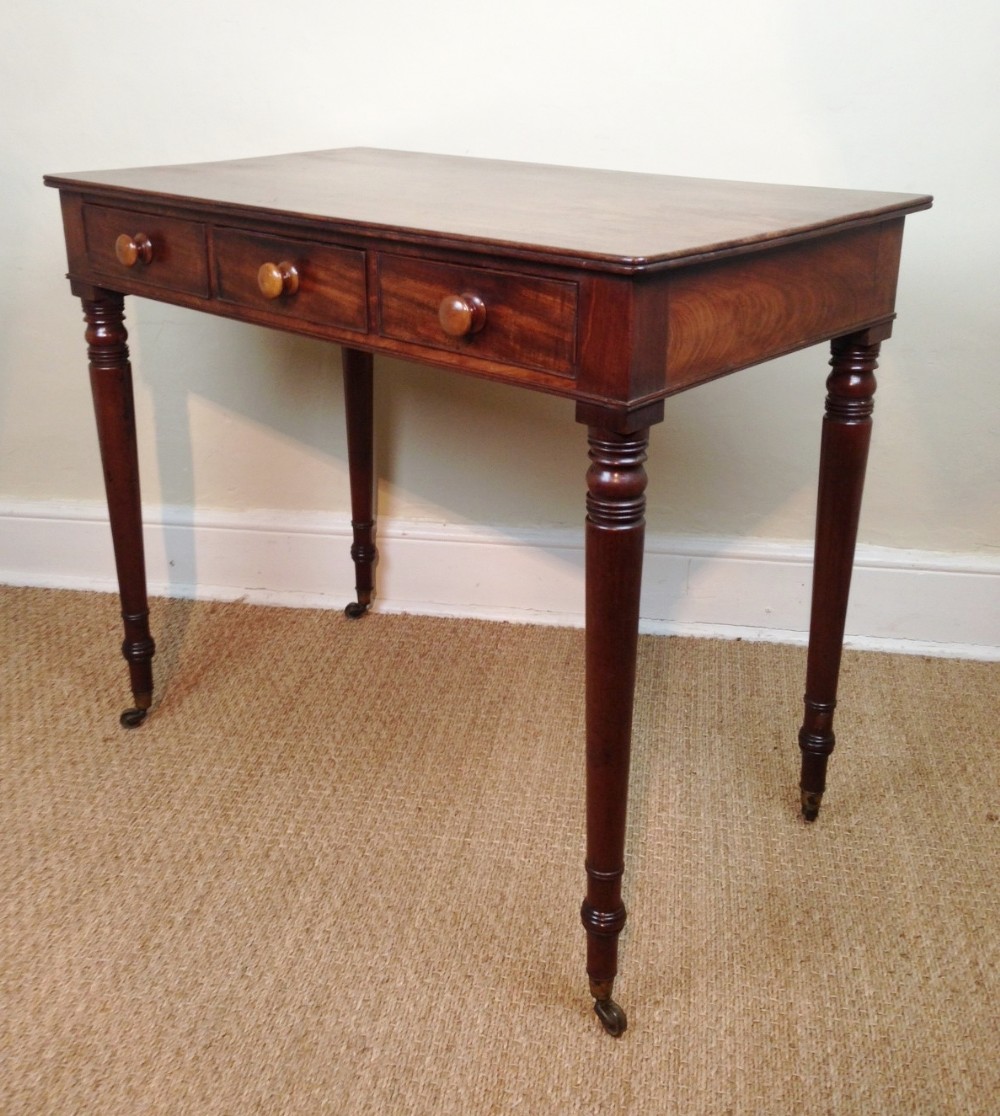A George IV mahogany side table c 1825 