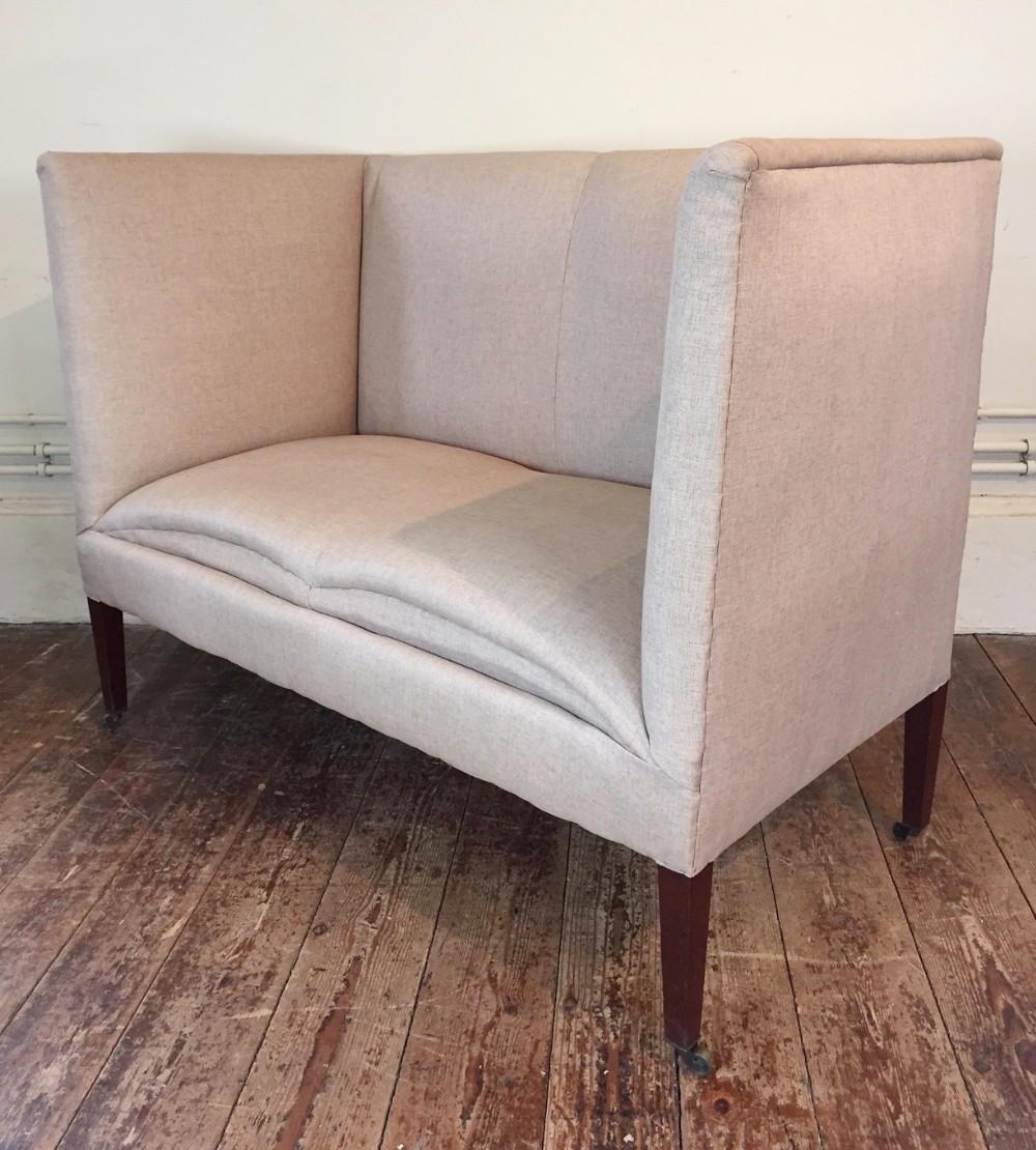 An Edwardian 2 seater sofa c 1900 attributed to Morris and Co
