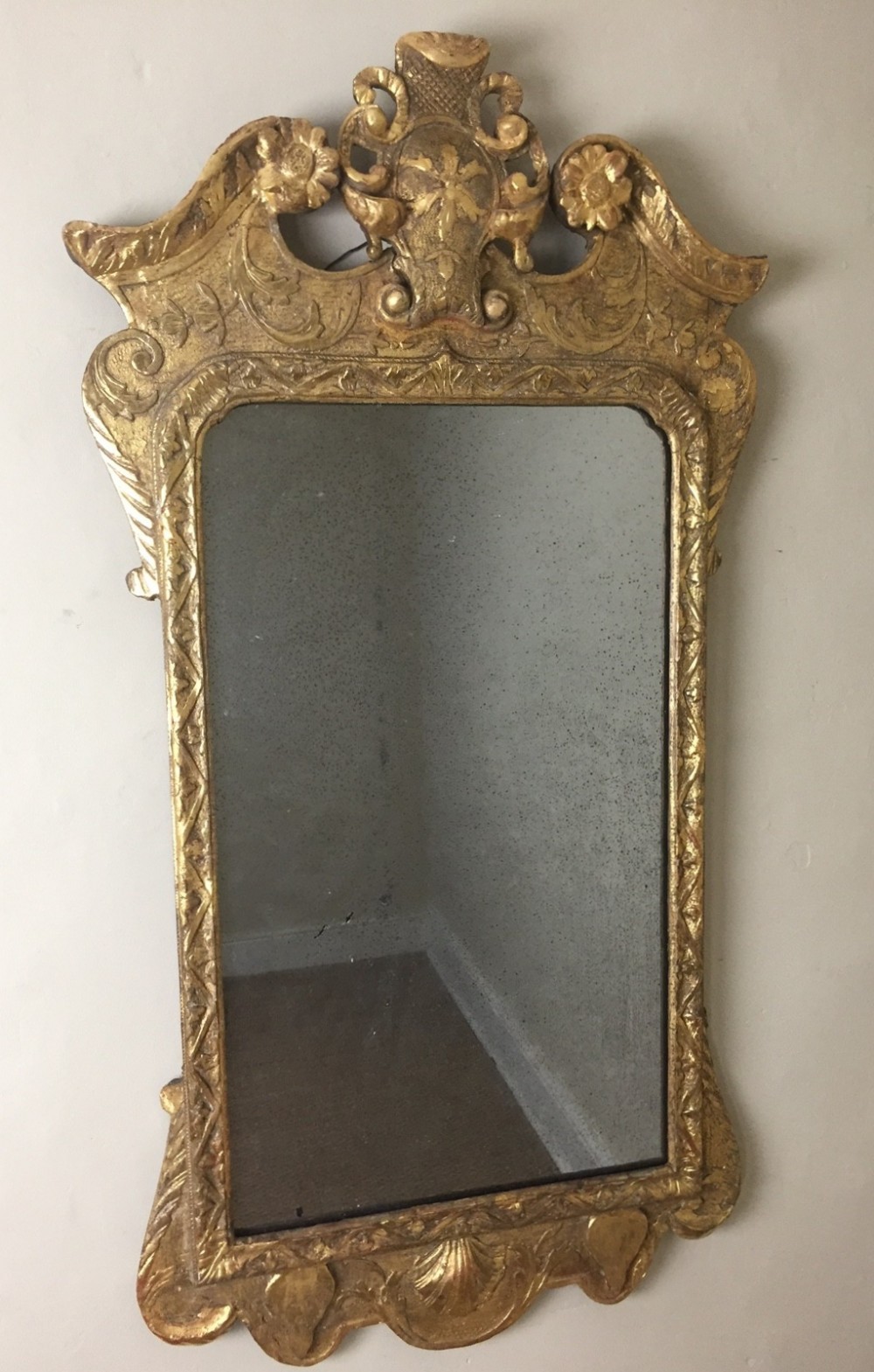 A George 1 gilt wall mirror circa 1725 