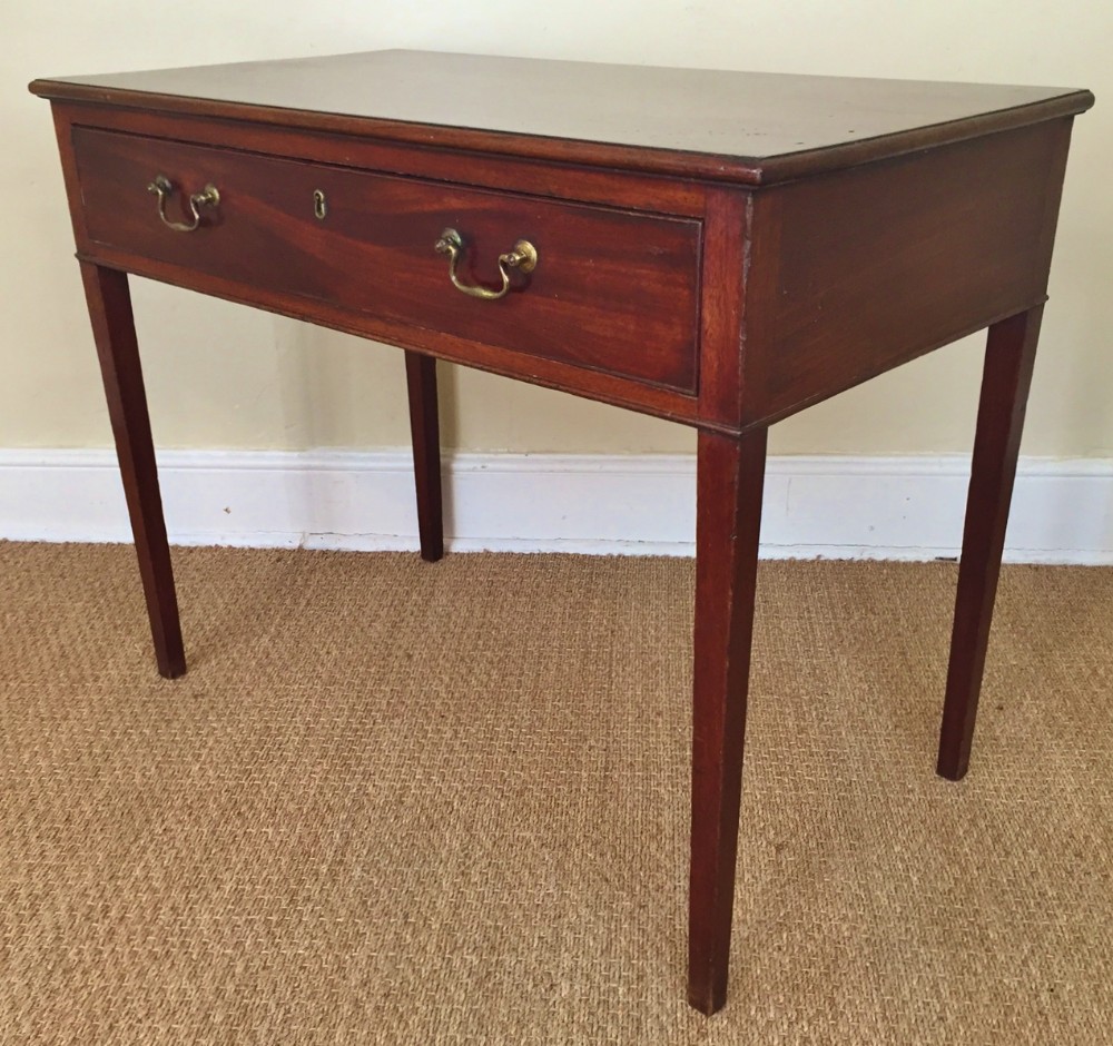 A George 111 mahogany side table circa 1790