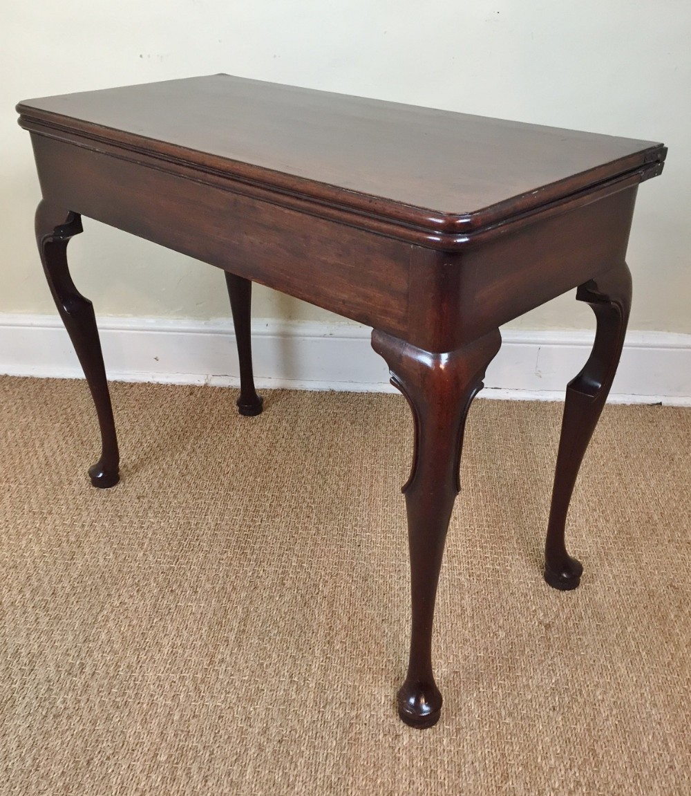 A George 11 mahogany tea table circa 1750 