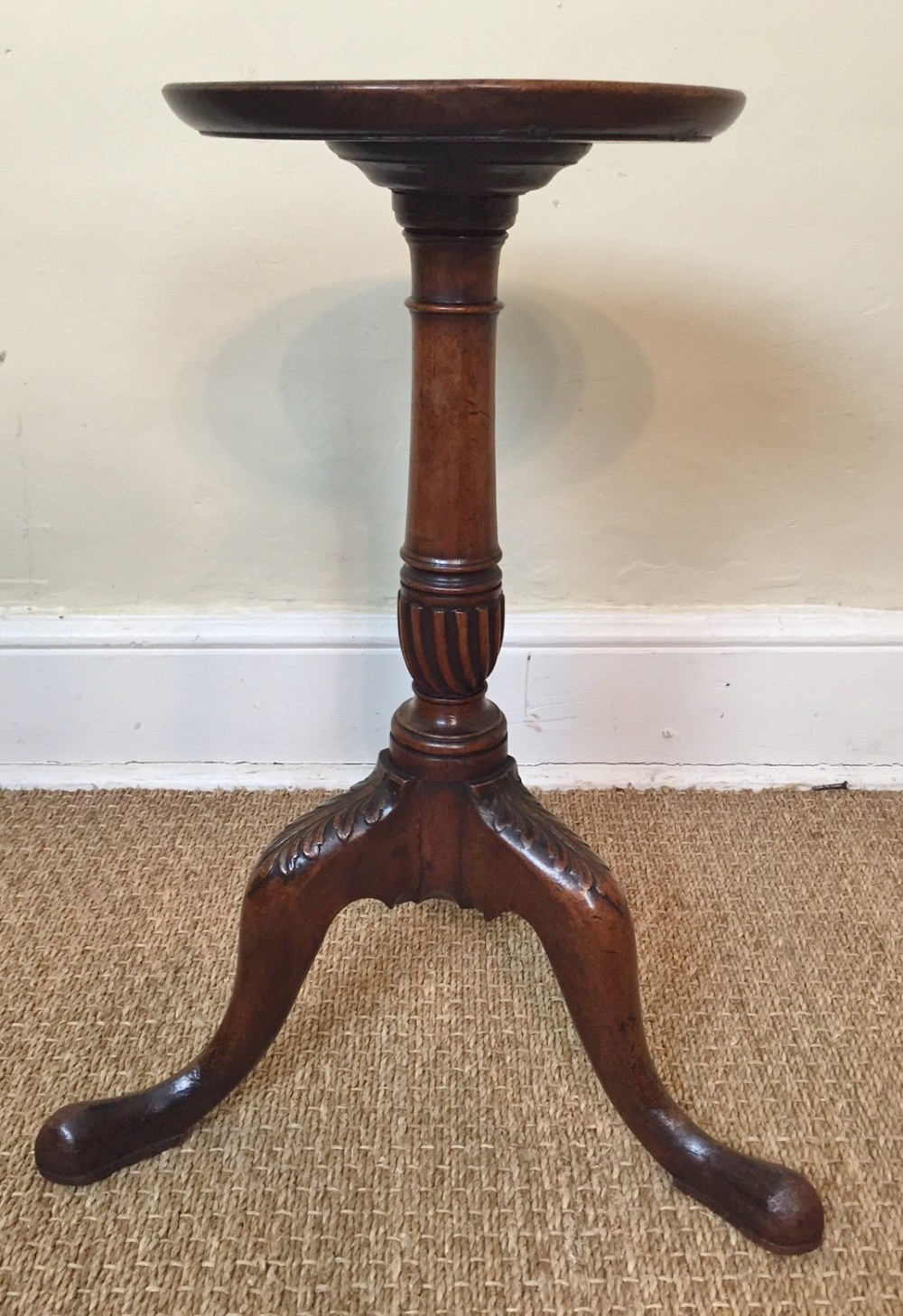 A rare George 11 mahogany kettle stand circa 1745