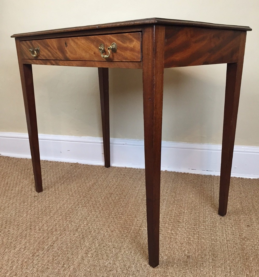 A George 111 mahogany side table circa 1800